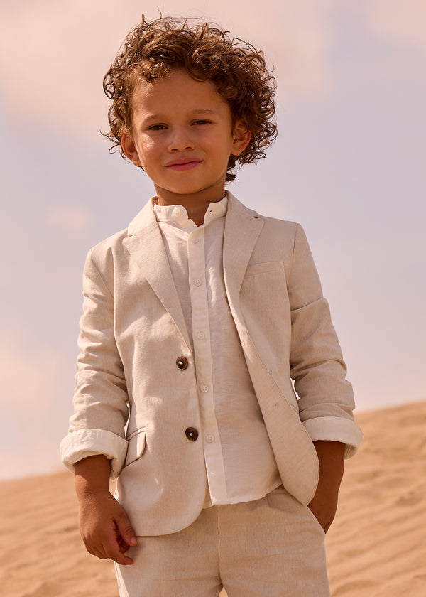 Chaqueta lino niño