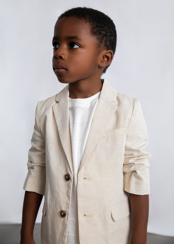 Chaqueta lino niño