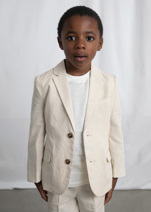 Chaqueta lino niño