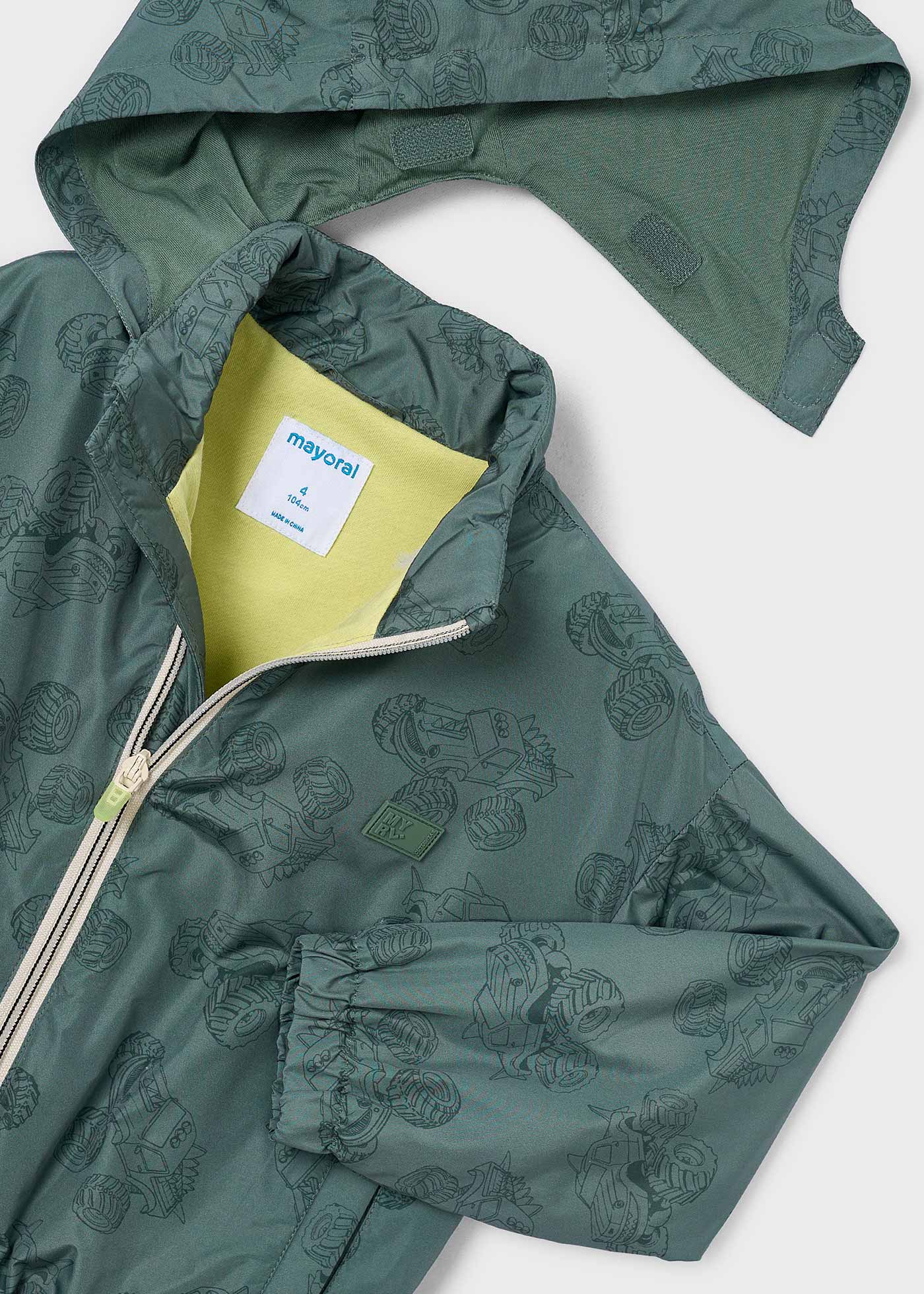 Cortavientos estampado niño