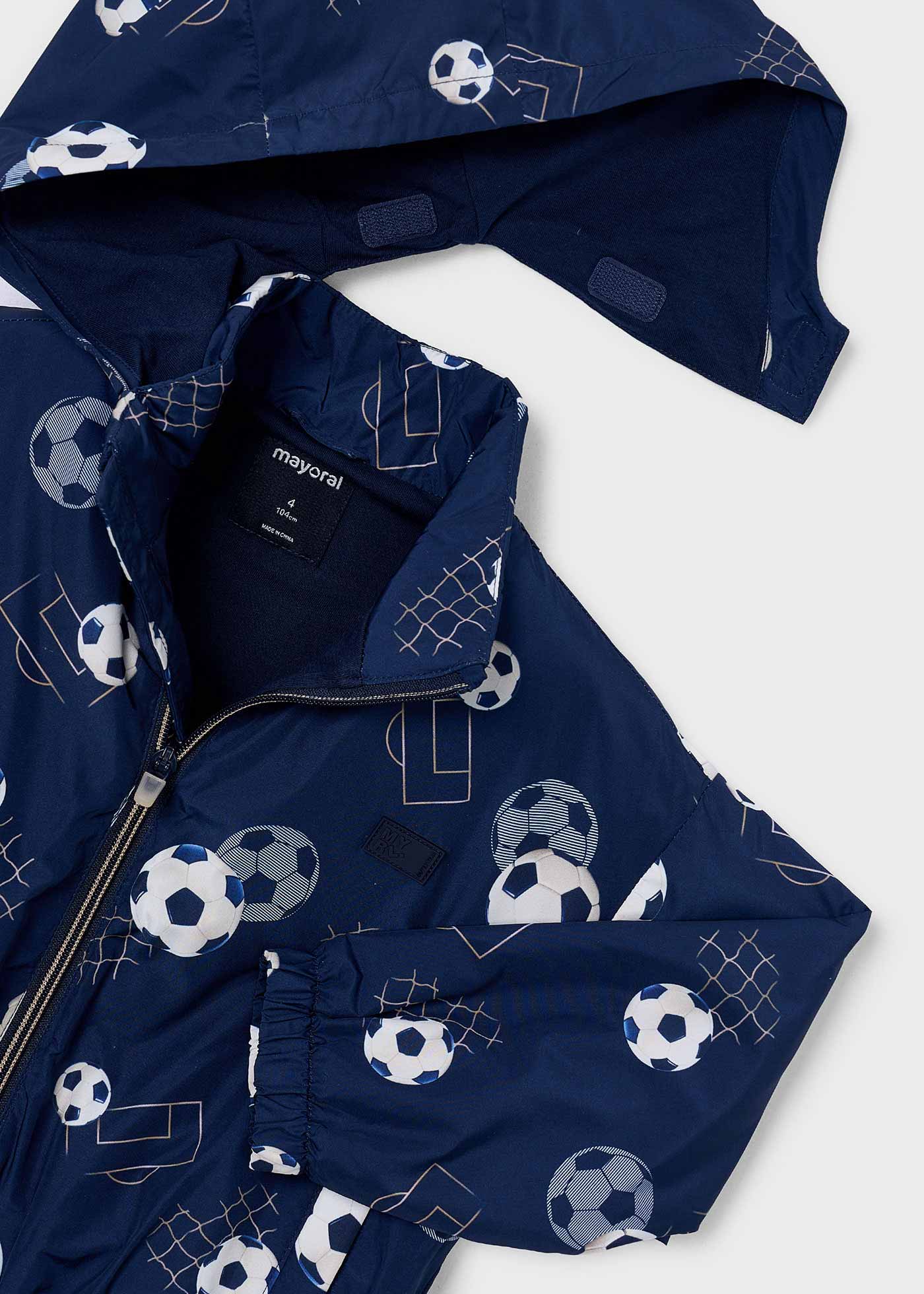 Cortavientos estampado niño