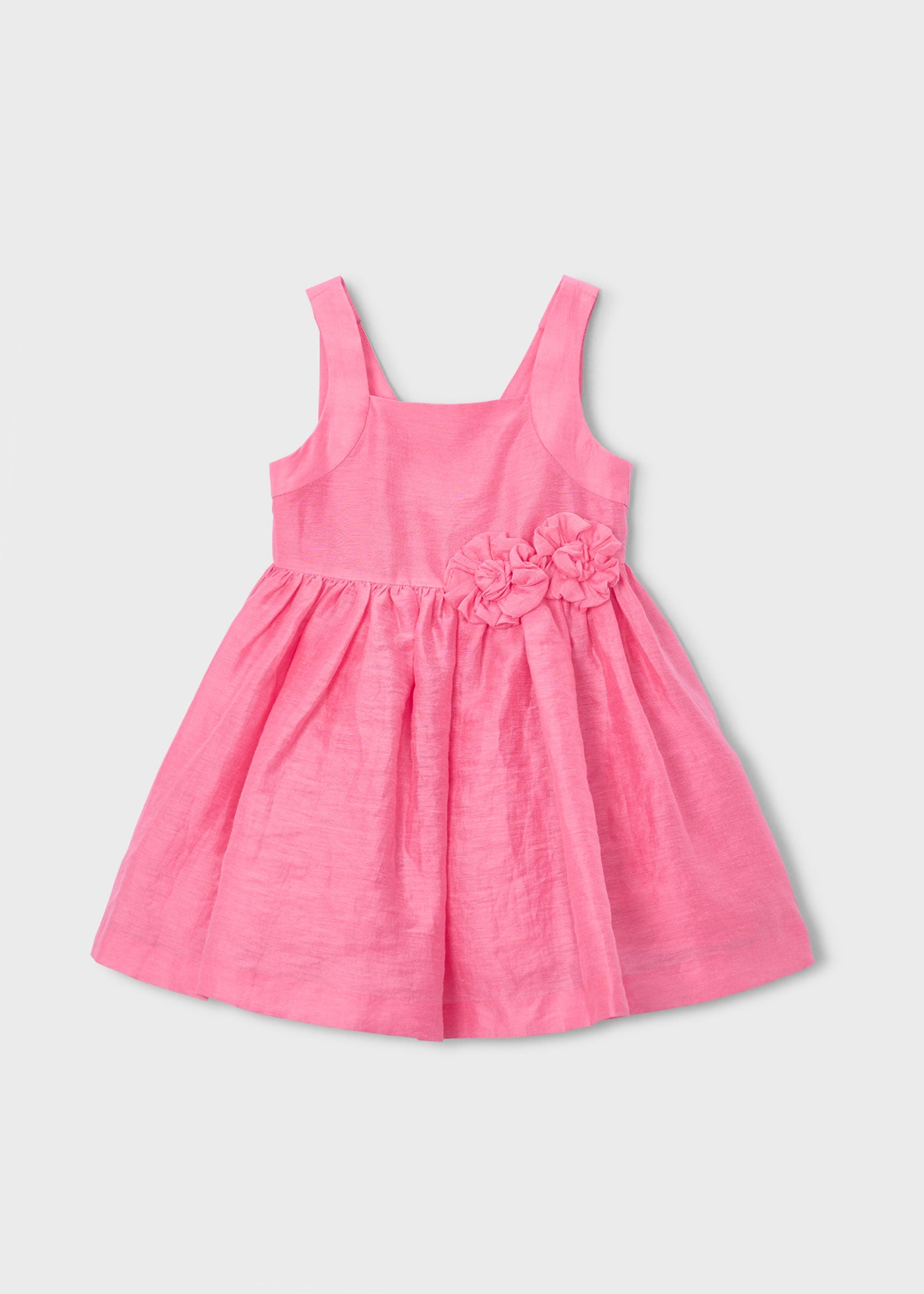 Φόρεμα αμπιγέ λουλούδι κορίτσι