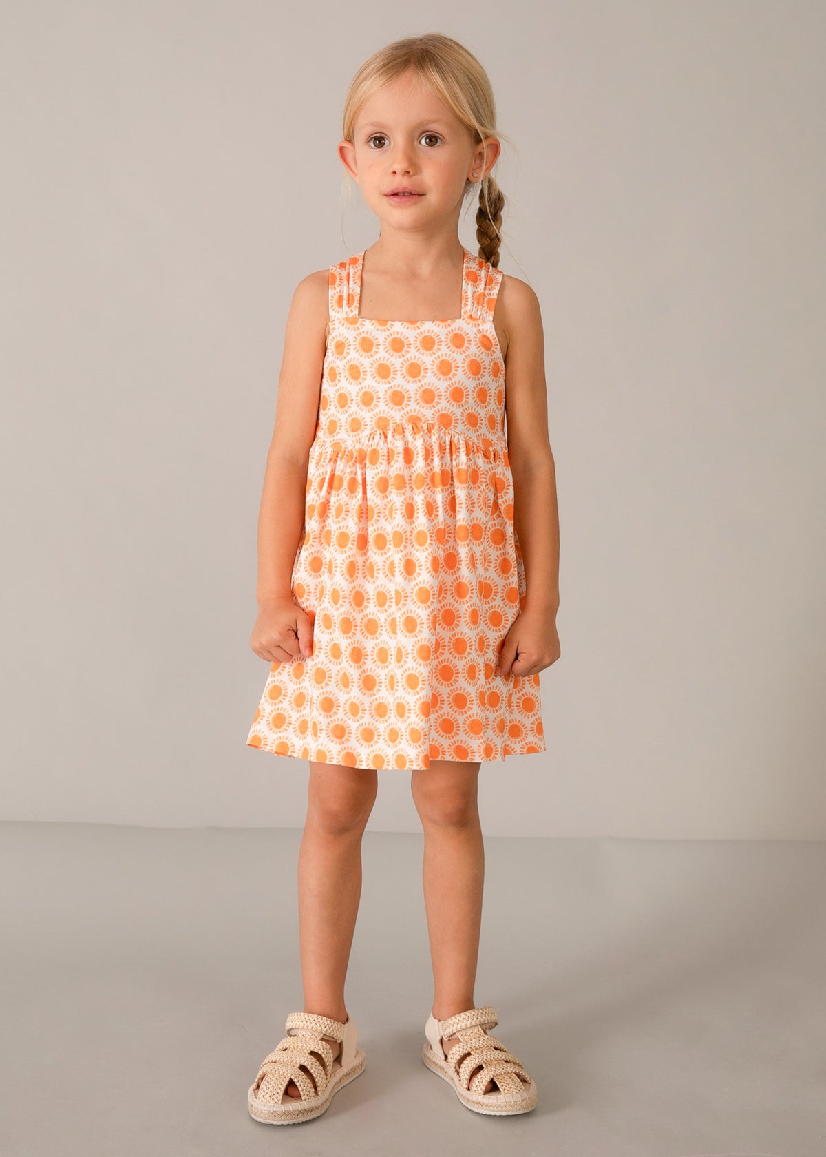 Vestido estampado niña