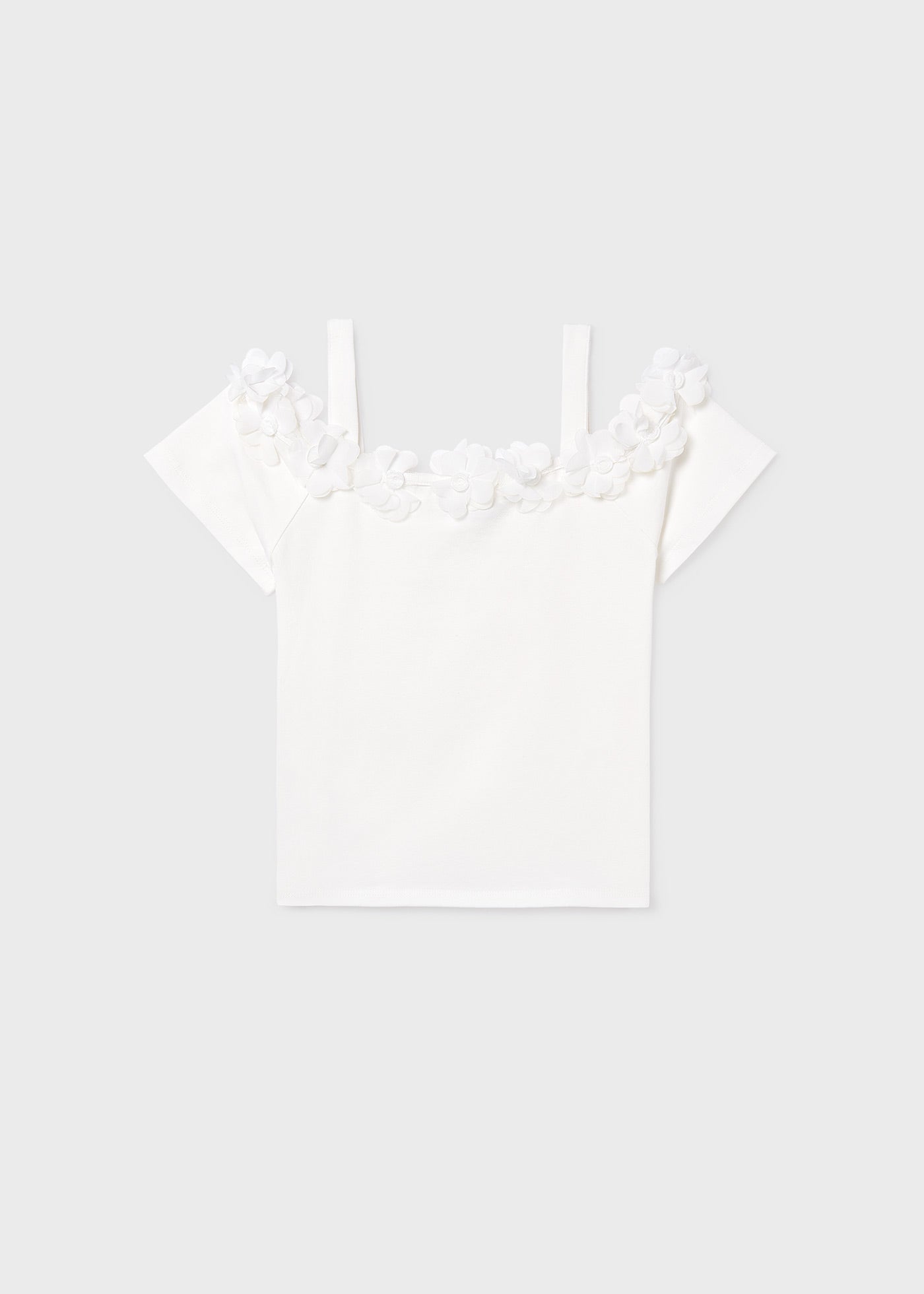 Camiseta flores chica