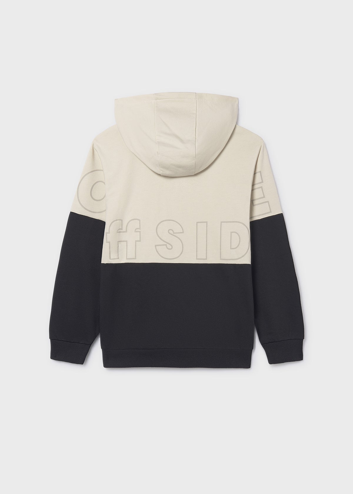 Sudadera capucha cremallera chico