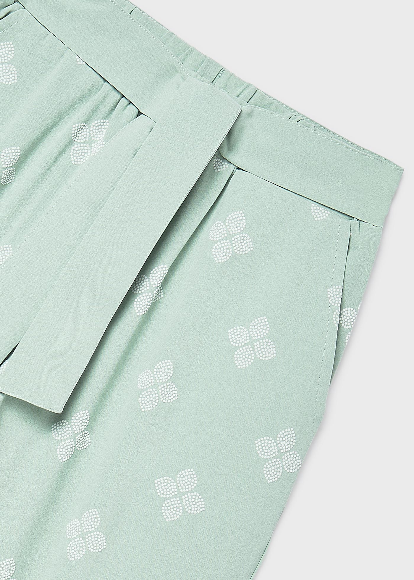 Pantalón largo estampado chica