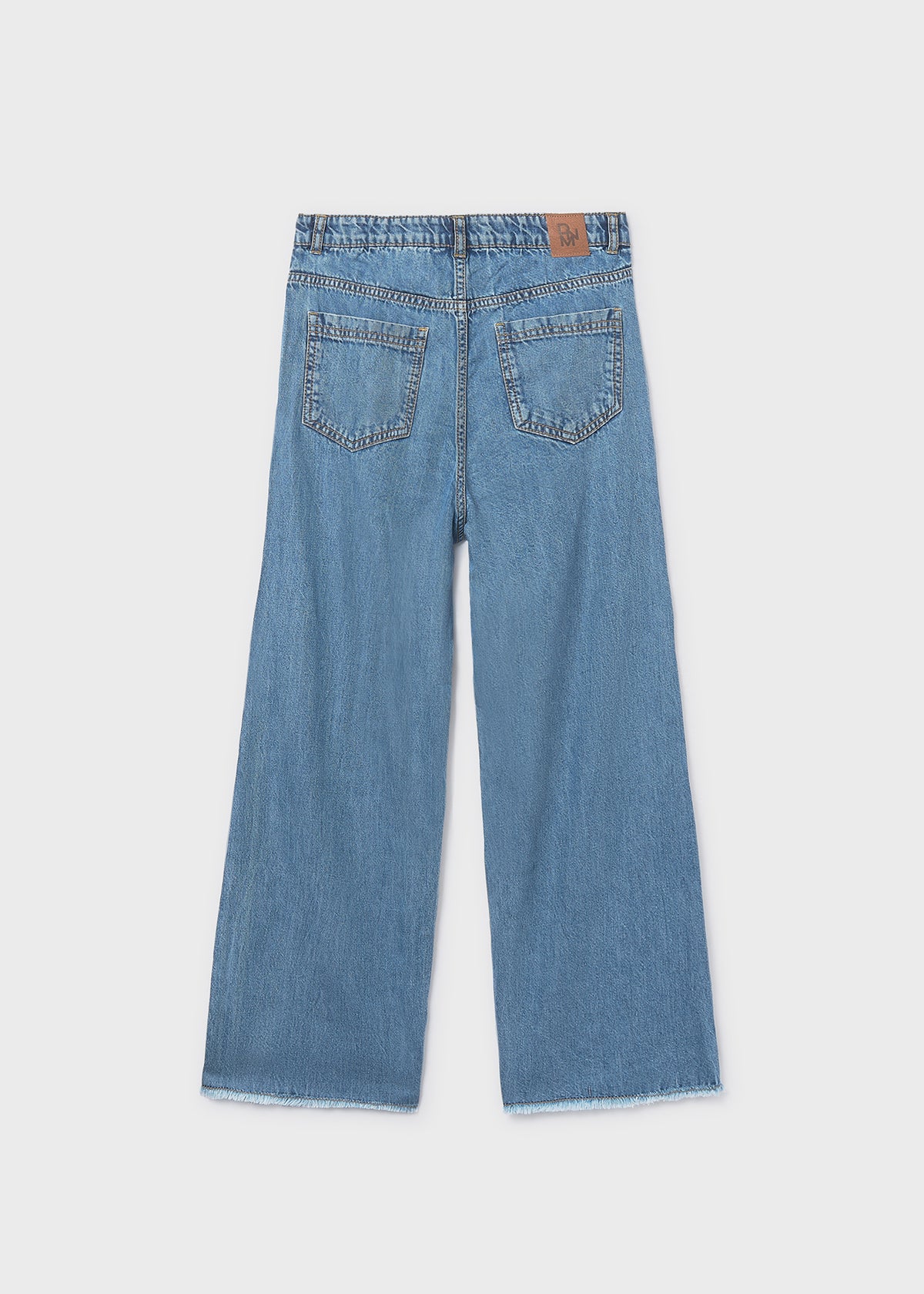 Pantalon largo tejano fluido