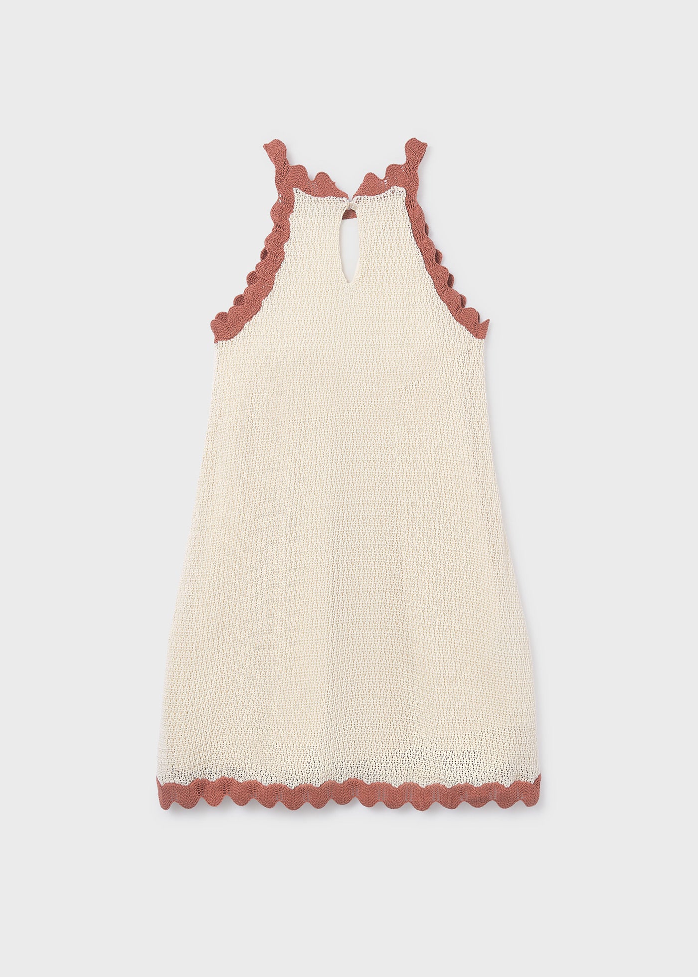Vestido aplique flor chica
